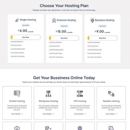 Customizable whmcs Templates