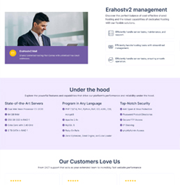 web hosting platform templates