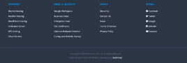 hosting business templates
