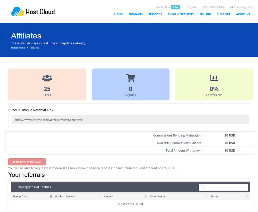 hosting website templates