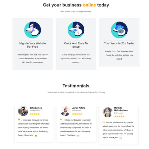 Customizable whmcs Templates