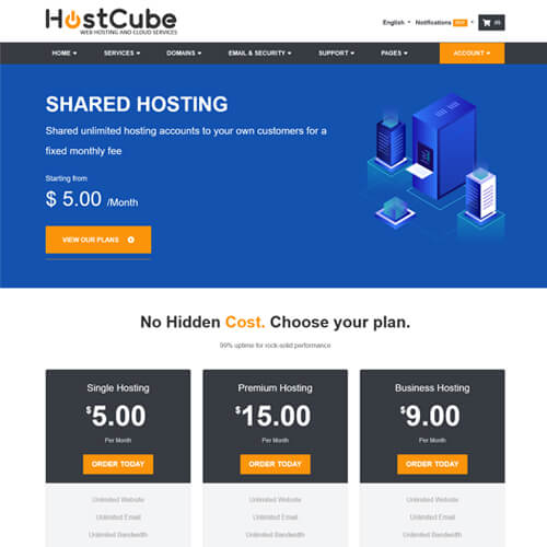 responsive whmcs themes