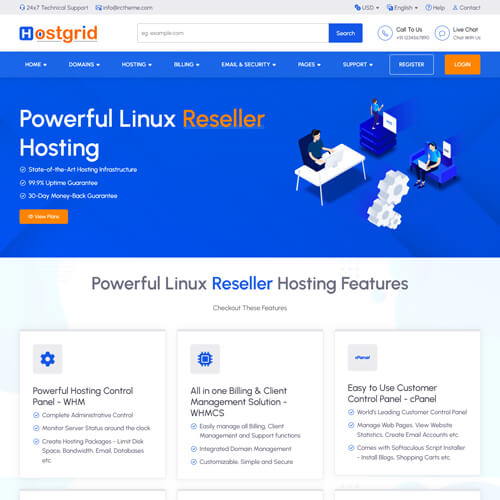 premium whmcs templates