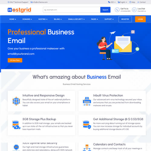 responsive whmcs themes