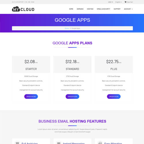 bootstrap whmcs templates