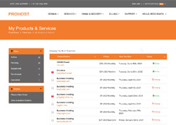 hosting provider themes
