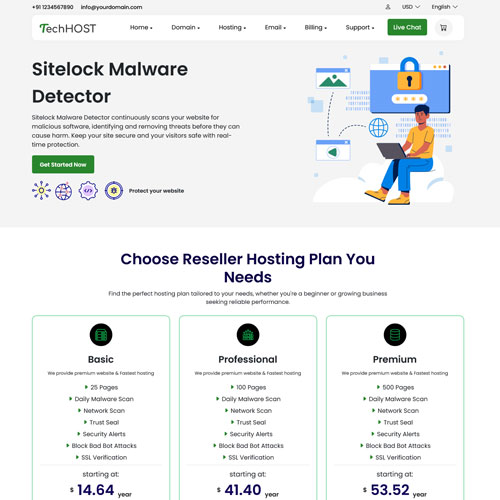 web hosting site themes