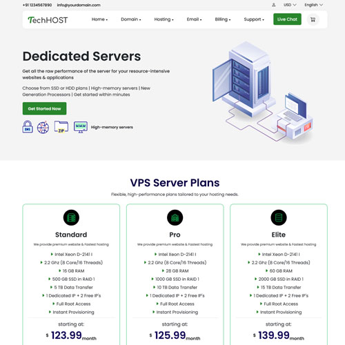 premium whmcs templates
