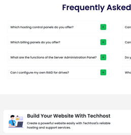 web hosting platform templates
