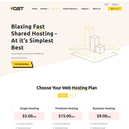 responsive whmcs themes