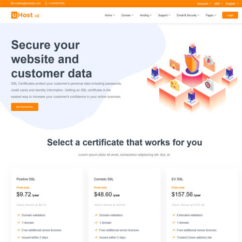 modern WHMCS themes