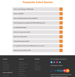 web hosting platform templates