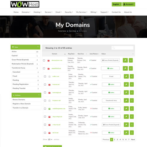 Customizable whmcs Templates