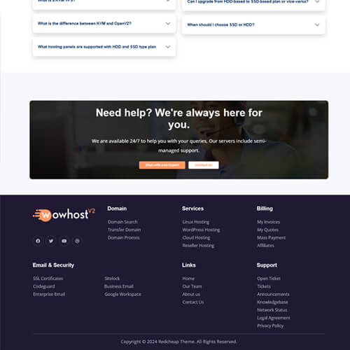 premium whmcs templates
