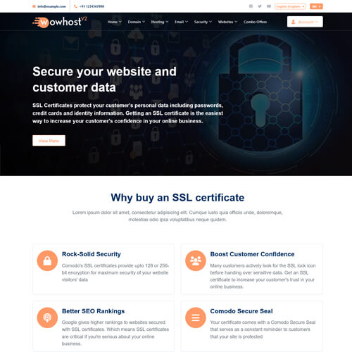 modern WHMCS themes