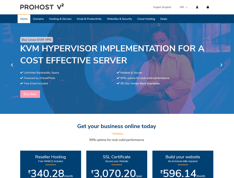 prohost v2 awesome premium features supersite theme