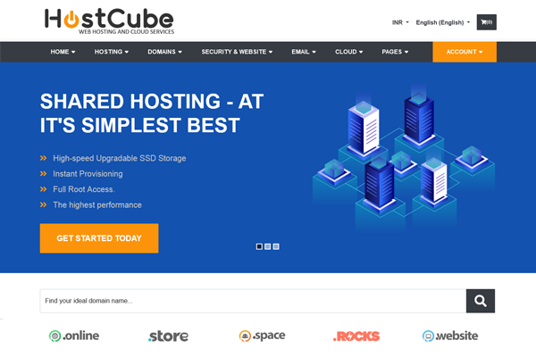 hostcube premium supersite theme