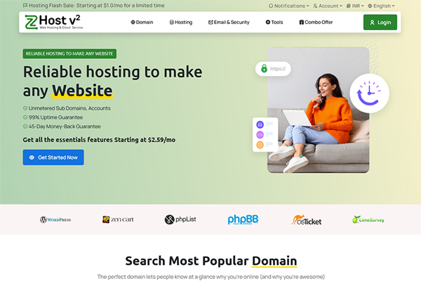 Zhost v2 whmcs awesome premium features theme